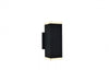 Outdoor Wall Light Avenue Lighting AV9894-BLK Avenue Outdoor 10"H Up/Down 3000K LED Wall Sconce in Black Avenue Lighting
