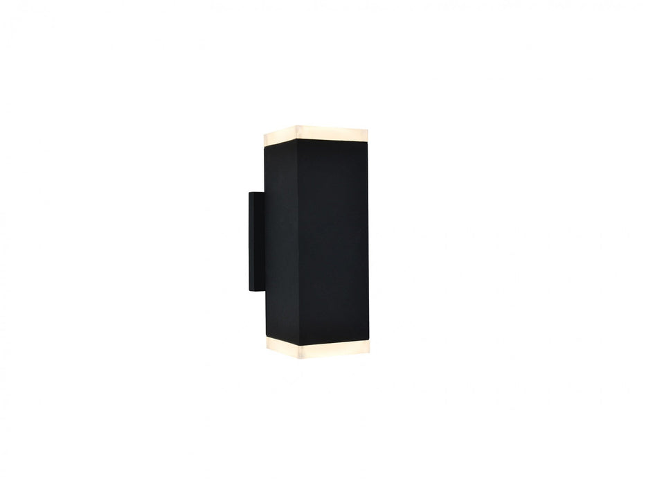 Outdoor Wall Light Avenue Lighting AV9894-BLK Avenue Outdoor 10"H Up/Down 3000K LED Wall Sconce in Black Avenue Lighting