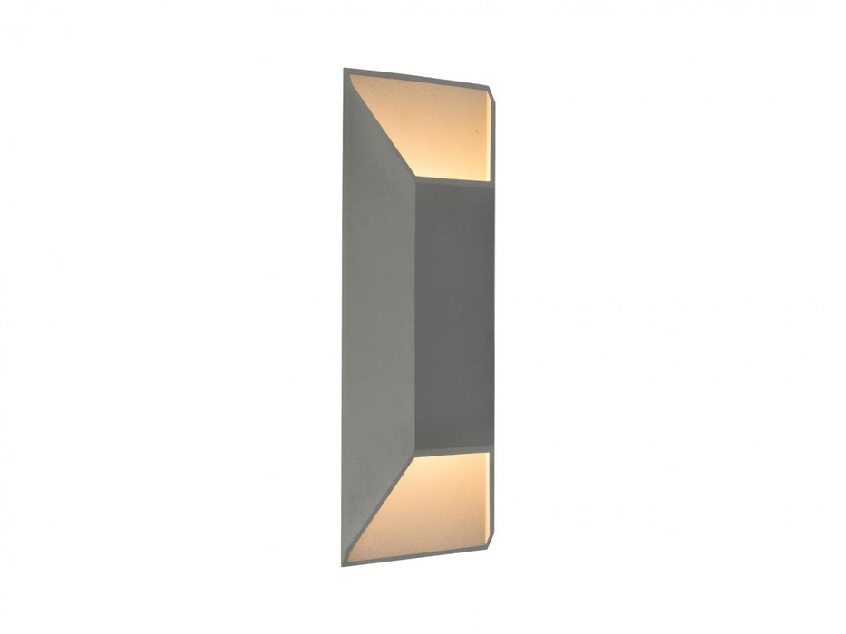 Outdoor Wall Light Avenue Lighting AV9898-SLV Avenue Outdoor 20"H Rectangular 3000K LED Wall Sconce in Silver Avenue Lighting