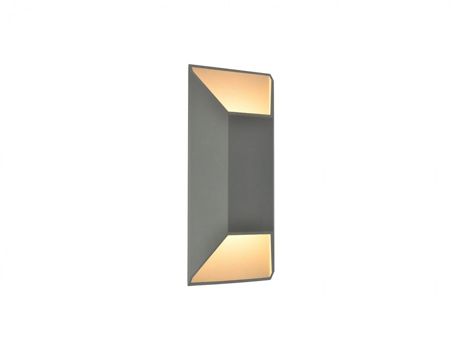 Outdoor Wall Light Avenue Lighting AV9899-SLV Avenue Outdoor 16"H Rectangular 3000K LED Wall Sconce in Silver Avenue Lighting
