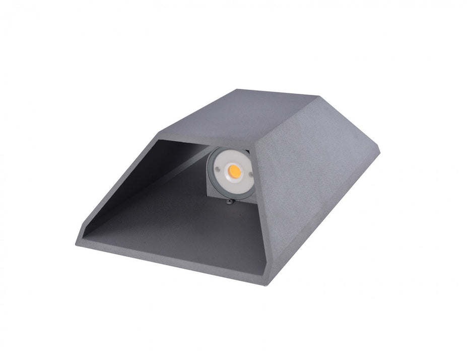 Outdoor Wall Light Avenue Lighting AV9900-SLV Avenue Outdoor 12"H Rectangular 3000K LED Wall Sconce in Silver Avenue Lighting