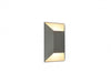 Outdoor Wall Light Avenue Lighting AV9900-SLV Avenue Outdoor 12"H Rectangular 3000K LED Wall Sconce in Silver Avenue Lighting