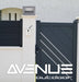 Outdoor Wall Light Avenue Lighting AV9904-SLV Avenue Outdoor 12"W 3000K LED Pillar Mount in Silver/Ribbed Glass Avenue Lighting