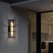 Wall Sconce Eurofase 46838-018 Blakley Large Alabaster Sconce in Black Eurofase