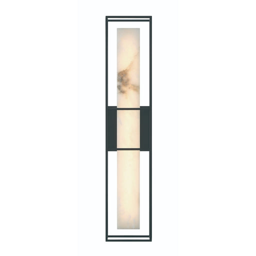 Wall Sconce Eurofase 46838-018 Blakley Large Alabaster Sconce in Black Eurofase
