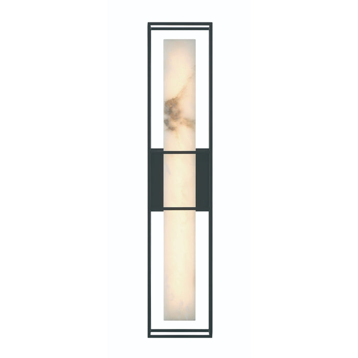 Wall Sconce Eurofase 46838-018 Blakley Large Alabaster Sconce in Black Eurofase