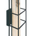 Wall Sconce Eurofase 46837-011 Blakley 16 Inch Alabaster and Black Outdoor Wall Sconce Eurofase