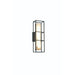 Wall Sconce Eurofase 46837-011 Blakley 16 Inch Alabaster and Black Outdoor Wall Sconce Eurofase