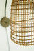Corded Wall Sconce Kalalou CLL2661 Wicker Dome Portable Wall Sconce Kalalou