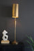 Table Lamp Kalalou CLL2803 Antique Gold Table Lamp with Barrel Shade Kalalou