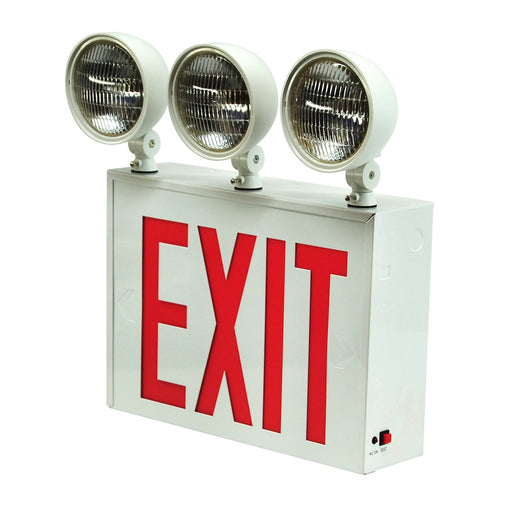 Exit Emergency Combo Radiant-Lite CNYXTE1RW3 12.7/14.3W Incandescent Exit & Emergency Combo Radiant-Lite