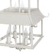 Chandelier Park Hill Collection Peace Pagoda Chandelier in Cream – Chinoiserie Lantern Style Park Hill Collection