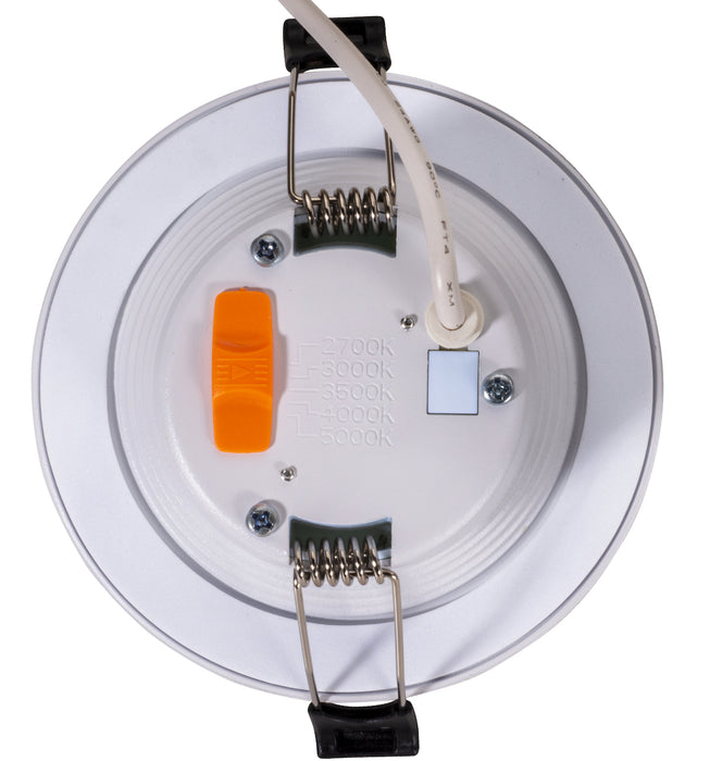 Topaz DLD3S-7CS 3 Inch LED Slim Fit Recessed Downlight Smooth Regress Reflector CCT Selectable 7 Watt