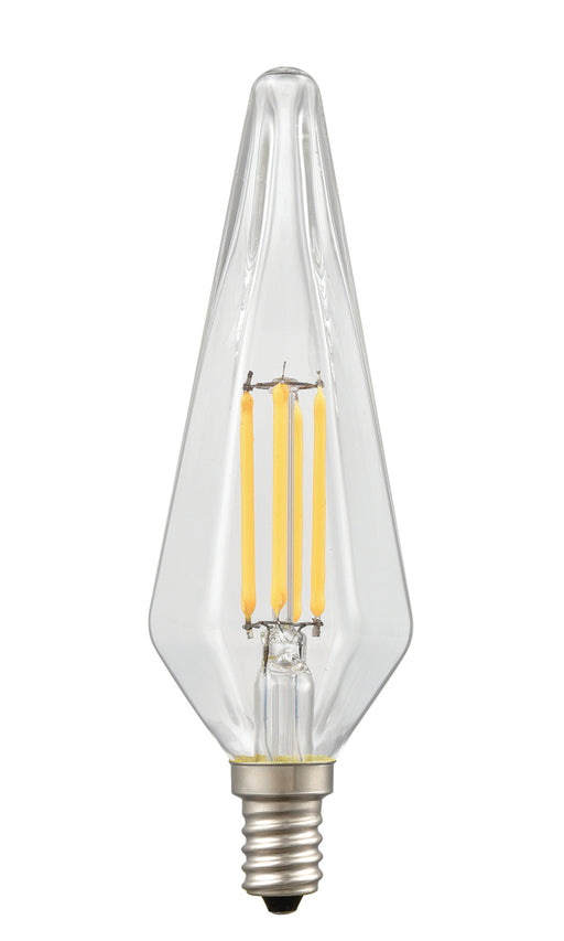led Candelabra Bulb DVI D80138A Spear LED Light Bulb E12/S18 3000K Dominion Ventures