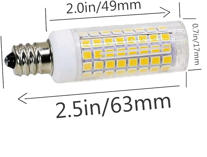 LED Candelabra Bulb E11 led Bulb 7.5w 100w Halogen Bulb Replacement - 6000K Radiant-Lite