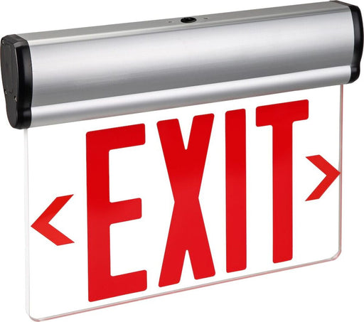 Exit Sign Edge-Lit LED Exit Sign AC Only Single Face Red/Clear, 120/277V LightStoreUSA