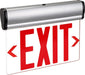 Exit Sign Edge-Lit LED Exit Sign AC Only Single Face Red/Clear, 120/277V LightStoreUSA