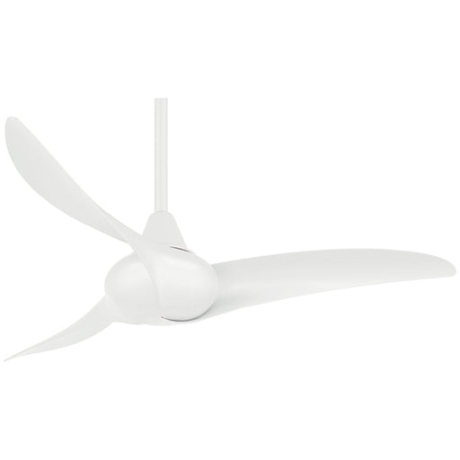 Ceiling Fan Minka-Aire Wave 44" Modern 3-Blade Ceiling Fan in White with Remote – F854-WH Minka Aire