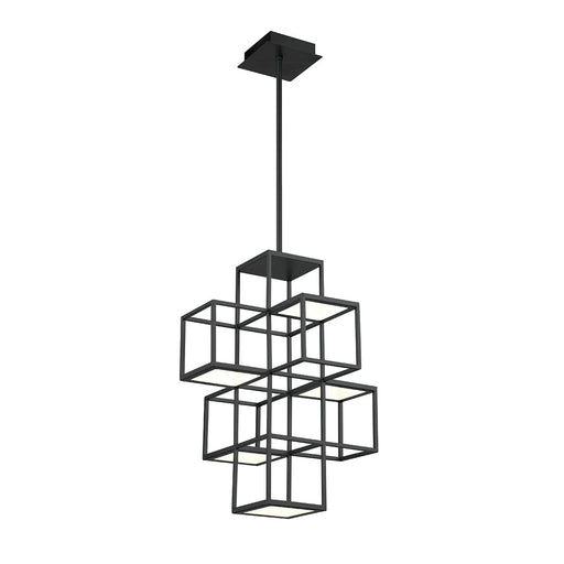 PENDANT Eurofase 38260-029 Ferro  5 Light Integrated LED Pendant Black Eurofase