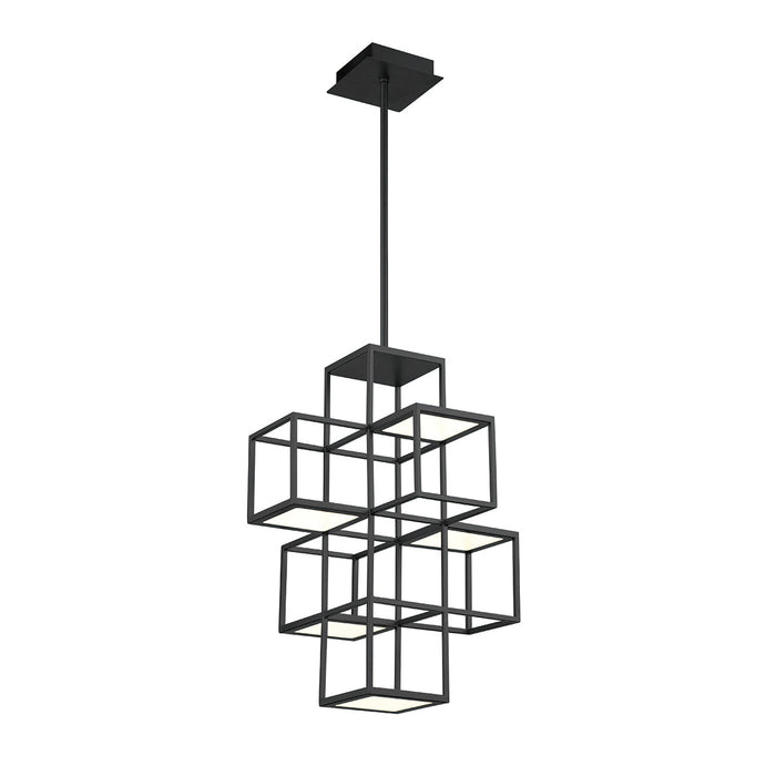 PENDANT Eurofase 38260-029 Ferro  5 Light Integrated LED Pendant Black Eurofase