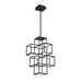 PENDANT Eurofase 38260-029 Ferro  5 Light Integrated LED Pendant Black Eurofase