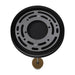 Pendant Light Avenue Lighting HF1072-LGB Cicada 10"H LED Pendant in Knurled Light Grey and Brass in Knurled Light Grey With Brass Avenue Lighting