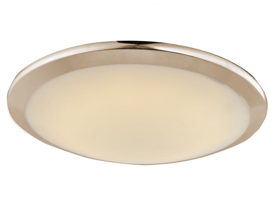 Flush Mount Avenue Lighting HF1102-BN Cermack St. 15"W Round LED Flushmount in Brushed Nickel Avenue Lighting