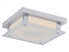 Flush Mount Avenue Lighting HF1103-CH Cermack St. 10"W Square LED Flushmount in Chrome in Polished Chrome Avenue Lighting