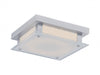 Flush Mount Avenue Lighting HF1104-CH Cermack St. 12"W Square LED Flushmount in Chrome in Polished Chrome Avenue Lighting