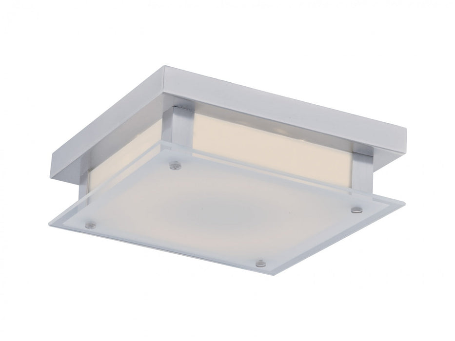 Flush Mount Avenue Lighting HF1104-CH Cermack St. 12"W Square LED Flushmount in Chrome in Polished Chrome Avenue Lighting