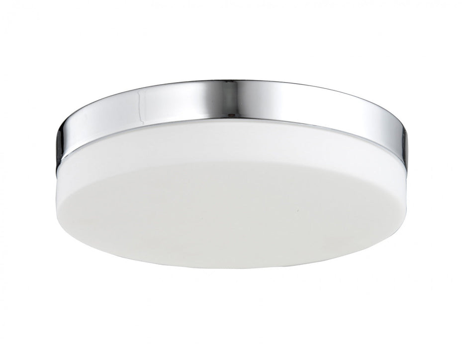 Flush Mount Avenue Lighting HF1107-CH Cermack St. 11"W Round LED Flushmount in Chrome in Polished Chrome Avenue Lighting