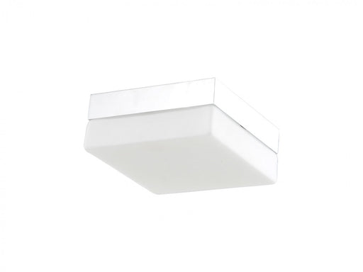 Flush Mount Avenue Lighting HF1108-CH Cermack St. 8"W Square LED Flushmount in Chrome in Polished Chrome Avenue Lighting