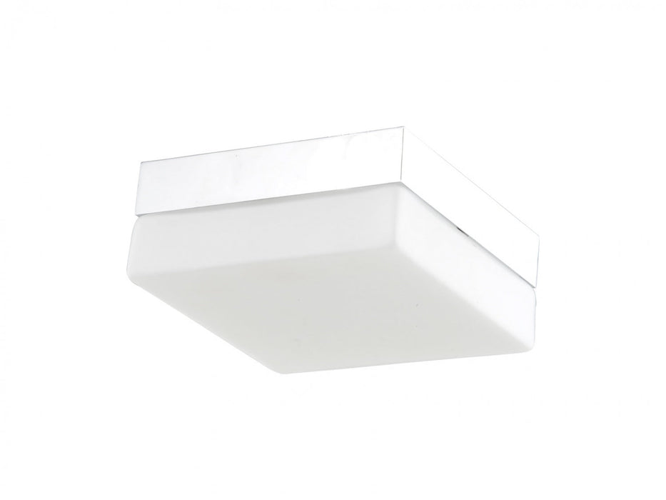 Flush Mount Avenue Lighting HF1109-CH Cermack St. 9"W Square LED Flushmount in Chrome in Polished Chrome Avenue Lighting