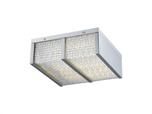 Flush Mount Avenue Lighting HF1123-CH Cermack St. 10"W Square LED Flushmount in Chrome in Polished Chrome Avenue Lighting