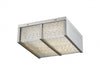 Flush Mount Avenue Lighting HF1124-BN Cermack St. 12"W Square LED Flushmount in Brushed Nickel Avenue Lighting