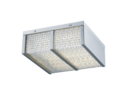 Flush Mount Avenue Lighting HF1124-CH Cermack St. 12"W Square LED Flushmount in Chrome in Polished Chrome Avenue Lighting