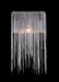 Wall Sconce Avenue Lighting HF1200-CH Fountain Ave. 8"W Jewelry Chain Wall Sconce in Chrome Avenue Lighting