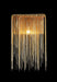 Wall Sconce Avenue Lighting HF1200-G Fountain Ave. 8"W Jewelry Chain Wall Sconce in Gold Avenue Lighting