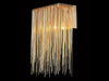 Wall Sconce Avenue Lighting HF1200-G Fountain Ave. 8"W Jewelry Chain Wall Sconce in Gold Avenue Lighting