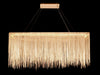 Chandelier Avenue Lighting HF1201-G Fountain Ave. 48"W Linear LED Chandelier in Gold Avenue Lighting