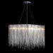 Chandelier Avenue Lighting HF1203-CH Fountain Ave. 24"W Square LED Chandelier in Chrome Avenue Lighting