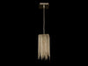 Pendant Light Avenue Lighting HF1204-G Fountain Ave. 6"W Square Pendant in Gold Avenue Lighting
