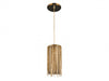 Pendant Light Avenue Lighting HF1205-G Fountain Ave. 6"W Round Pendant in Gold Avenue Lighting