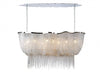 Chandelier Avenue Lighting HF1401-CH Mullholand Dr. Mulholland Dr. 59"W Steel Chain Linear Chandelier in Chrome Avenue Lighting