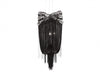 Wall Sconce Avenue Lighting HF1608-BLK Wilshire Blvd. 36"H Pendant in Black/Smoked Crystals in Black Chrome / Smoke Crystal Avenue Lighting
