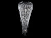 Chandelier Avenue Lighting HF1805-PN Hollywood Blvd. 72"H Chandelier in Polished Nickel/Clear Tear Drop Crystals in Polish Nickel / Clear Glass Tear Drops Avenue Lighting