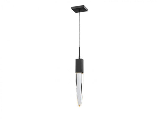 Pendant Light Avenue Lighting HF1901-1-AP-DBZ-C Aspen The Original Aspen 1-Light LED Mini Pendant in Dark Bronze/Clear Crystal Avenue Lighting