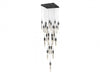 Chandelier Avenue Lighting HF1904-25-AP-DBZ Aspen The Original Aspen 25-Light 28"W Multi-light Chandelier in Dark Bronze/Bubbled Crystals Avenue Lighting
