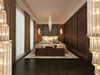 Pendant Light Avenue Lighting HF1925-AB Waldorf 38"H Pendant in Aged Brass Avenue Lighting