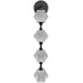 Wall Sconce Avenue Lighting HF3904-BK Beluga 4-Light 28"H LED Wall Sconce in Black/Textured Acrylic Avenue Lighting